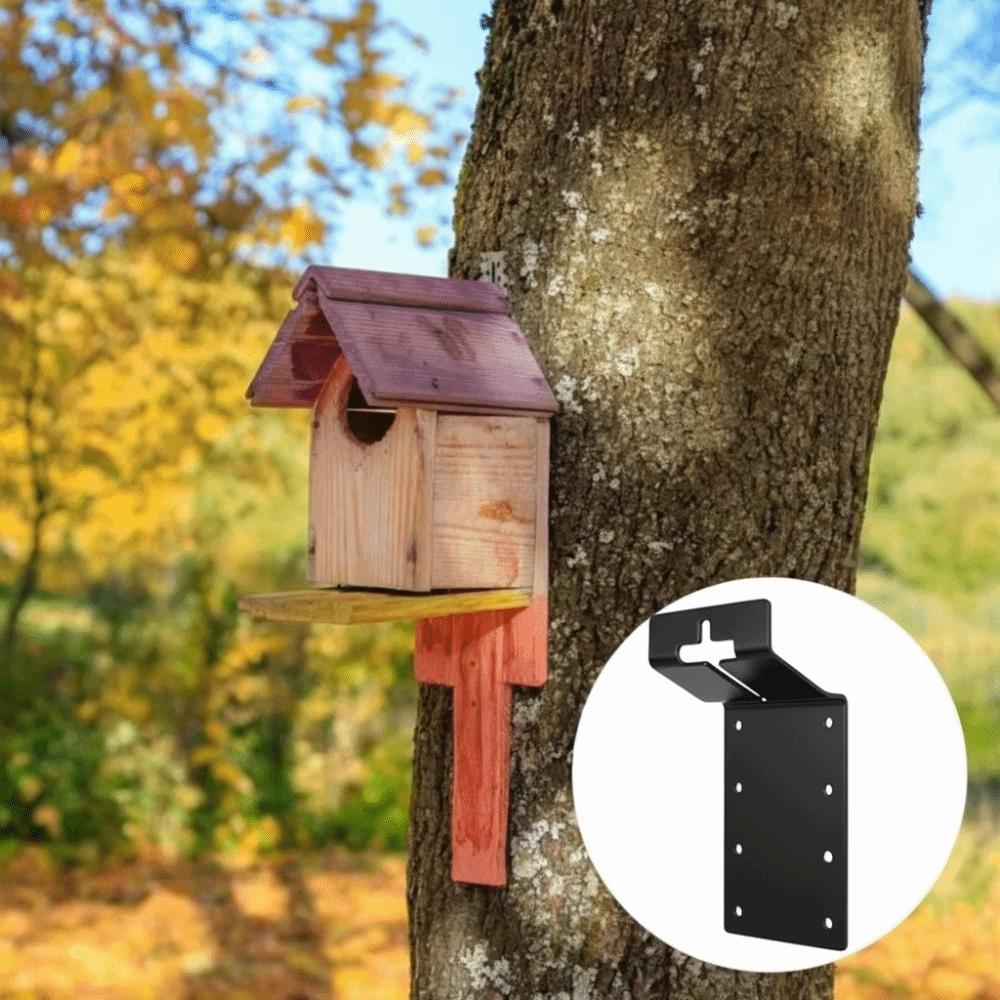 Sturdy 3 Inch T-Post Mounting Bracket Sleek and Minimalist Design Iron Vertical Mounting Bracket Weather Resistant Convenient