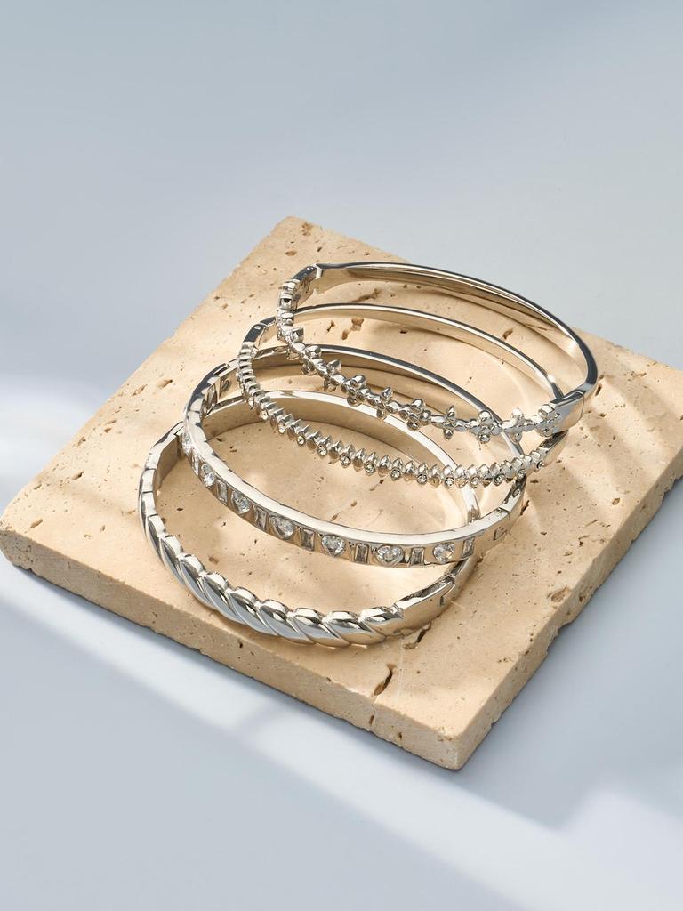 Elegant Dames Volledig Diamanten Armband in 18K Verguld Roestvrij Staal – Veerkrachtig, High-End Ontwerp