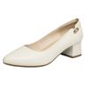 RED DRAGONFLY Women's Chunky Heel Pumps WLB15058