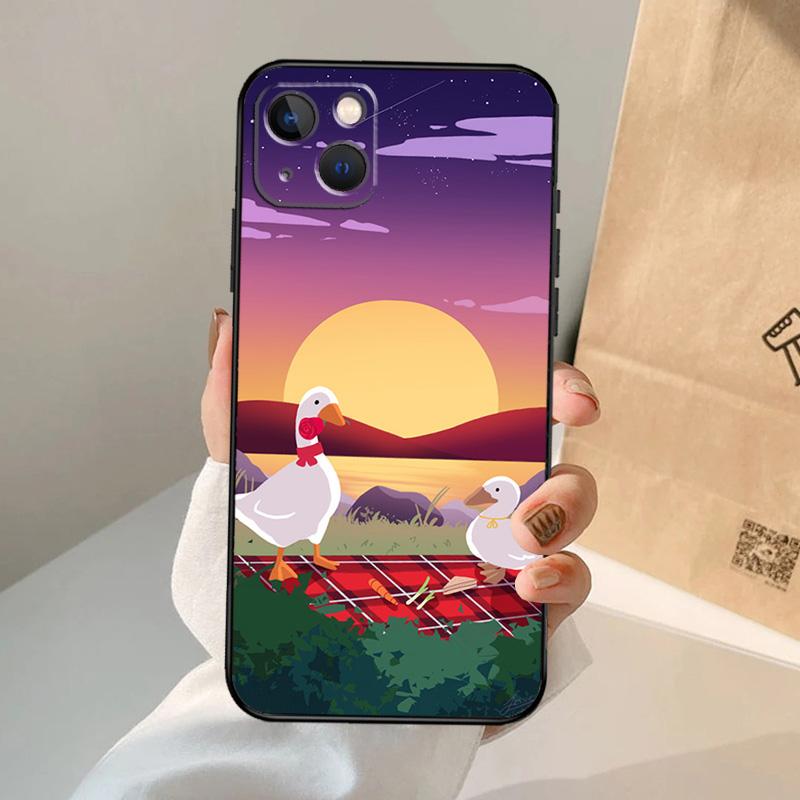 Untitled Goose Game Phone Case For iPhone 17 Air 16 15 14 13 11 12 Pro Max 13 12 mini 15 16 Plus 16e Cover Coque