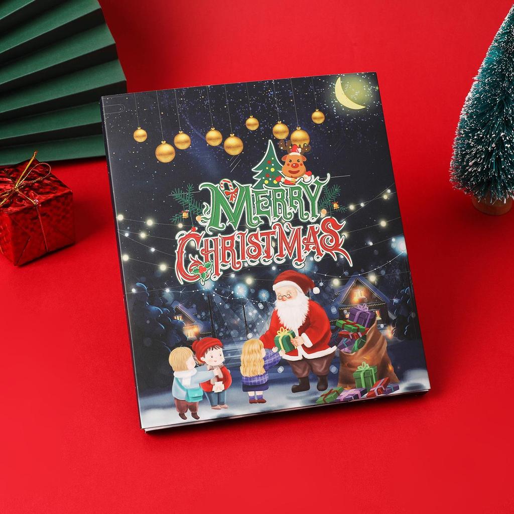 Cross-border Christmas Countdown: 24-Grid DIY Bracelet & Necklace Gift Set for Kids