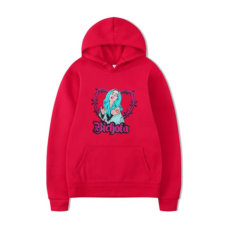 Karol G Letter Print Hoodies New Autumn Men Fashion Long Sleeve Sweatshirts Women Casual Streetwear Pullovers Sudaderas