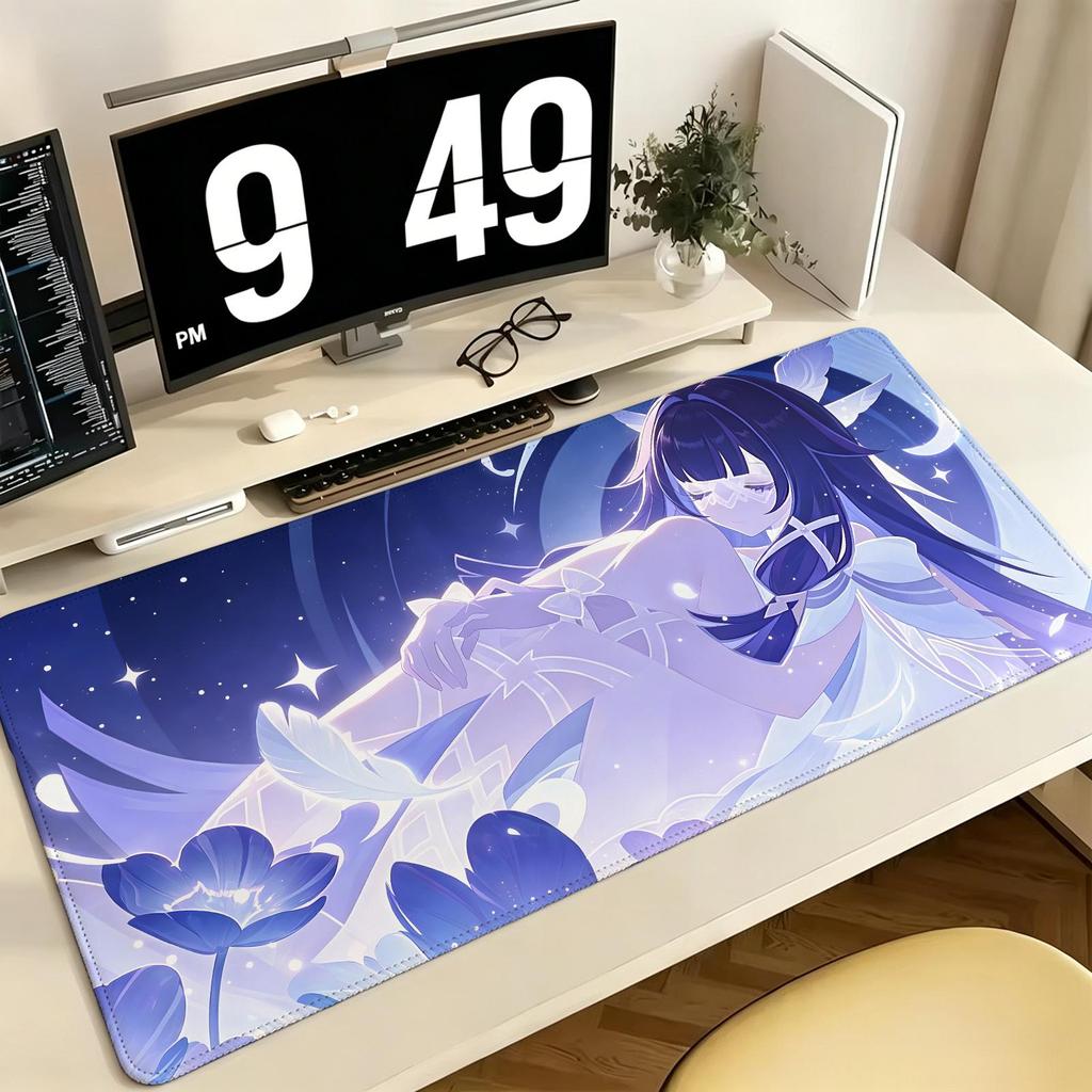 Genshin Impact Columbina Pro ESports Gaming Mousepad Extra Large NonSlip Stitched Edge Keyboard Laptop Desk Mat For Pc Gamer