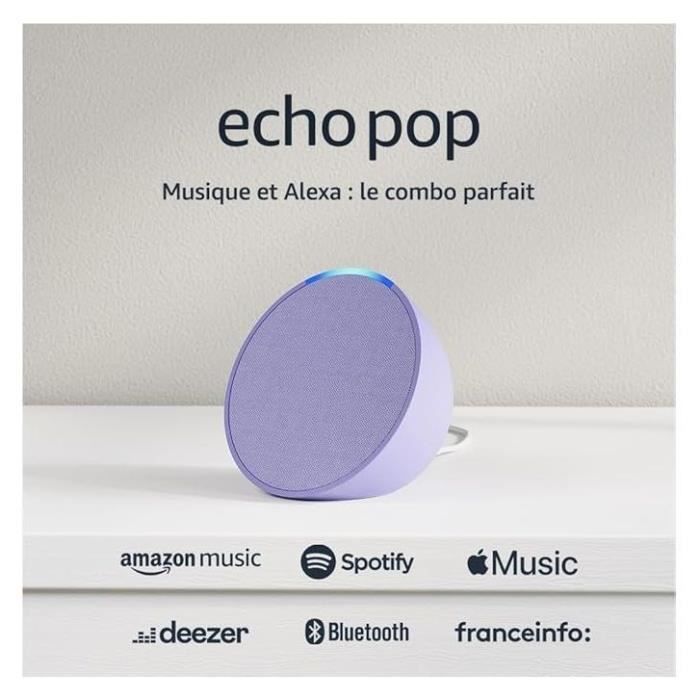 Assistant Vocal - AMAZON - ECHO POP (1ère Gen.) - Alexa Integré - Vert