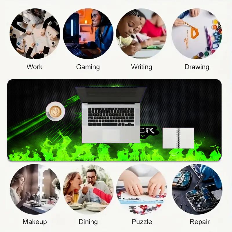 Monster Energy Xl Gaming Mouse Pad Nonslip Rubber Base Stitched Edge Waterproof Desk Mat For Pc Laptop Gamer Office Computer Accessories C929685