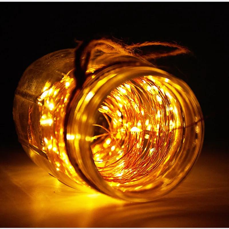 Solar LED String Lights Outdoor Waterproof Festoon Garden Decor Christmas Fairy Garland String Lights
