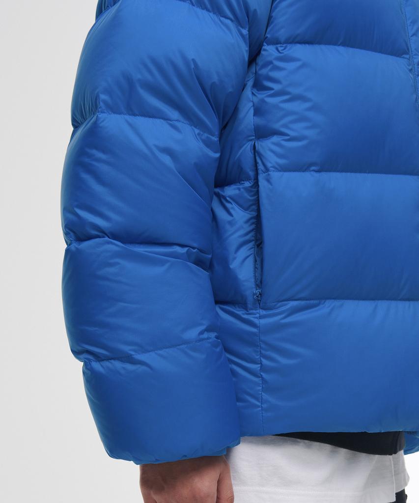Musinsa Standard Ripstop Hooded Down Short Padded Jacket [Blue]