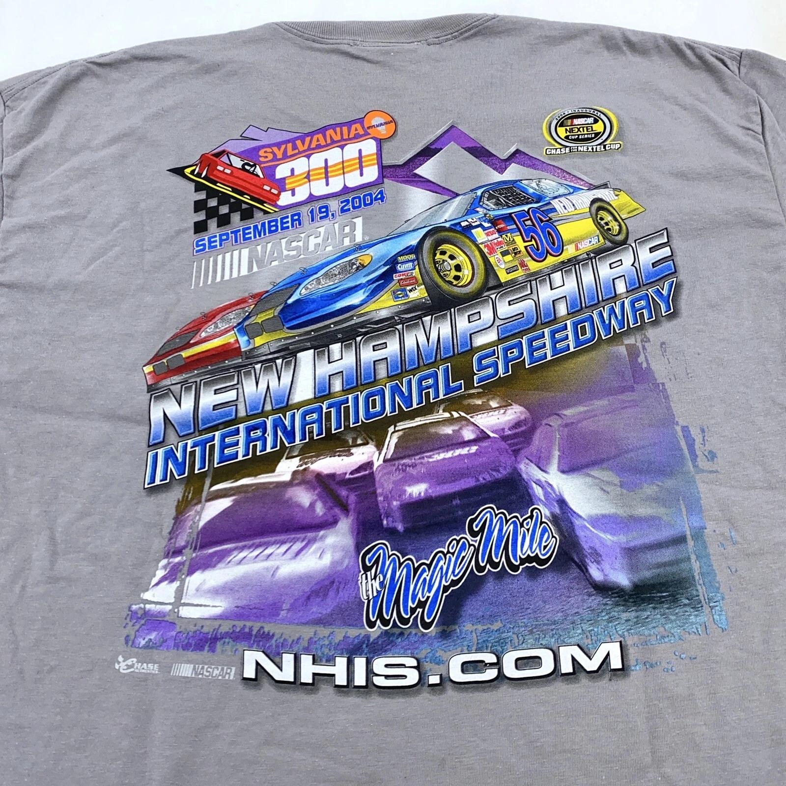 

vintage 2004 NASCAR SYLVANIA 400 NEW HAMPSHIRE MAGIC MILE T-Shirt XL racing 2XL