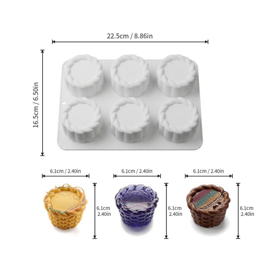 Lace Round Chocolate Dessert Mold Creative DIY French Pastry Baking Mold  Pastry Making