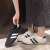 Fashion 2025 New Classic Retro Casual Low Top Running Shoes Anti-slip and wear-resistant Plus Size Women's black white colorway Sneakers