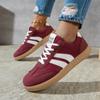 Damen Freizeit Deutsche Trainer Sneaker - Schnürung Weiche Sohle Bequeme Schuhe