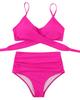 A Lady's Cross-waisted Two-piece Bikini Is Sexy