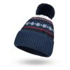 Knitted Hat with Foldable Cold Outdoor Knit Winter Hat [Clape] Pom-Pom - Cute, Soft, Stretchy, Warm, Autumn/Winter, Beanie, Warm, Protection, Cap,