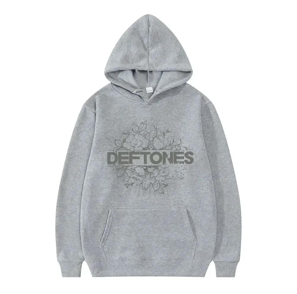 Nuove Felpe con Cappuccio Deftones Moda Stampa Diffusa Uomo Donna Taglie Forti Felpa Punk Retrò Streetwear Personalizzato Unisex