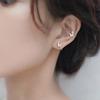 1Pair Butterfly Earring For Women Ear Bone Nail Cartilage Earring Spiral Stud Ea