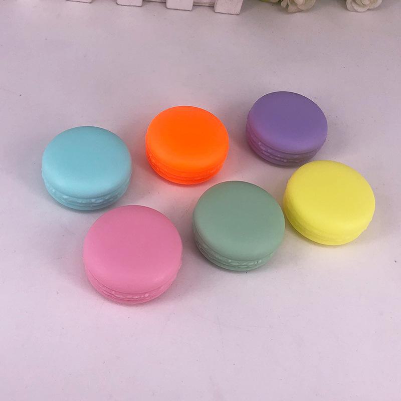 Multi-use Cosmetic Box: Macaron Cream, Lip Gloss, Face Cream, Eye Shadow, Loose Powder - Small Plastic Empty Bottles Packaging