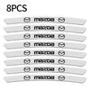 4pcs Aluminum Car Badge Wheel Hub Tire Rim Sticker Decor Auto Accessories For Mazda 3 CX3 CX4 CX5 CX7 CX8 CX9 Atenza Axela h7