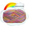 Gradient 5-Ply Medium Thick Baby Velvet Yarn for Crochet and Knitting