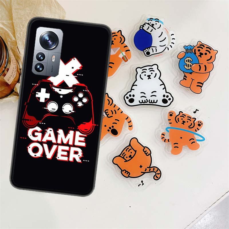 Gamer zone traffic sign Game handle Phone Case For Xiaomi Poco X7 X6 M8 M7 M6 M4 M3 X4 Pro F7 Ultra M5S Mi 14 14T 15 15T 12T 10T