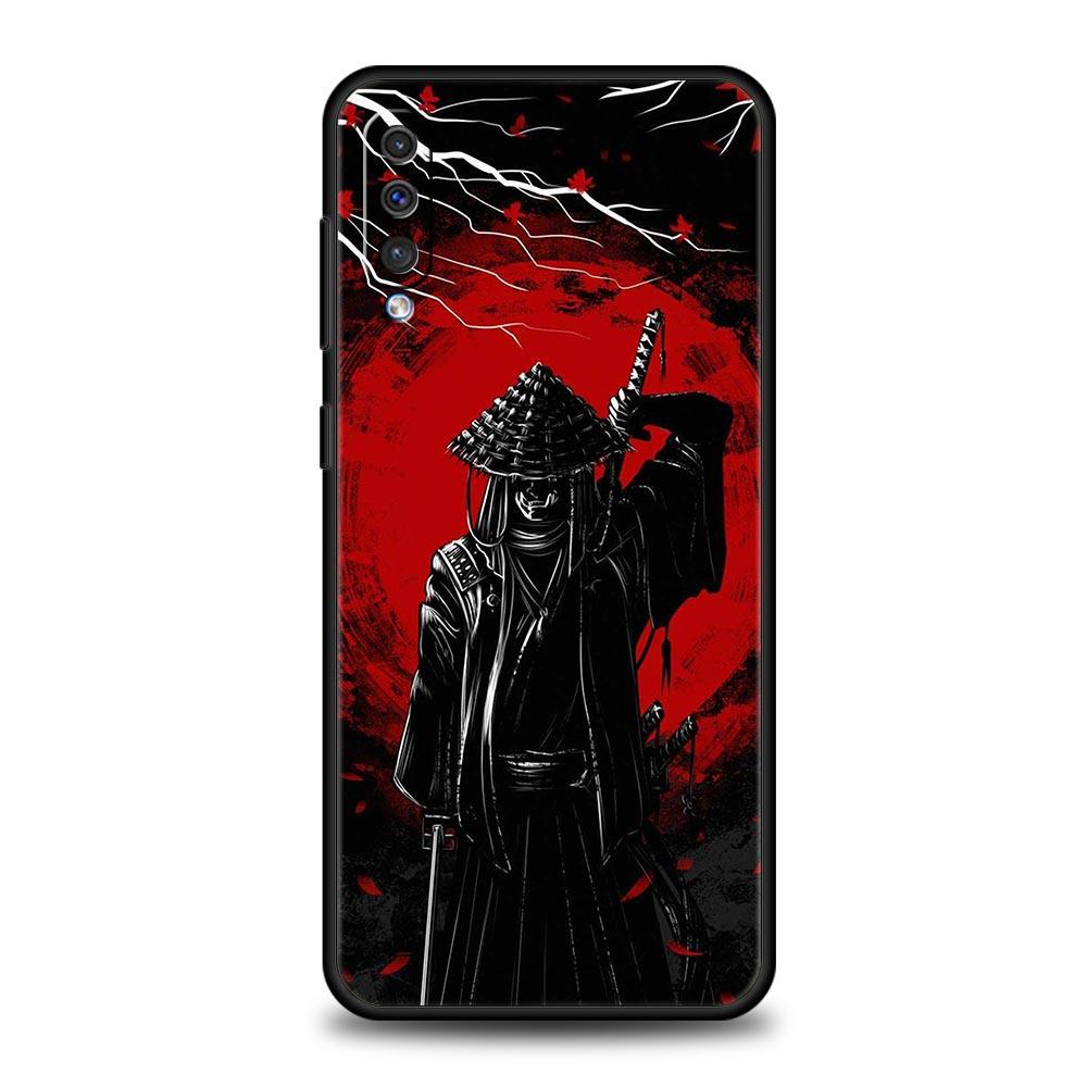 Painting Japan Samurai Art Phone Case for Samsung A52 5G A12 A70 A50 A40 A20s A30 A10s A20e A10 A22 A72 A32 A02 A42 A04S Cover