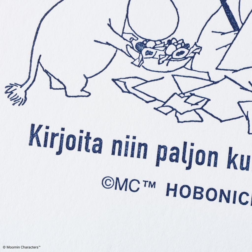 Hobonichi Moomin Techo Planner with Ink Blotting Paper Accessories