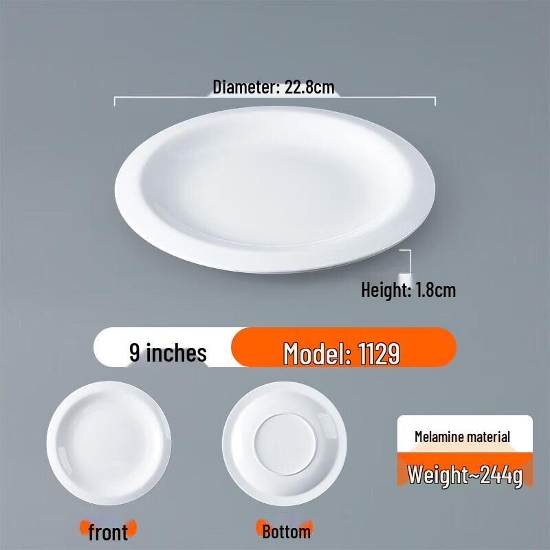 

Commercial Melamine Round Plate