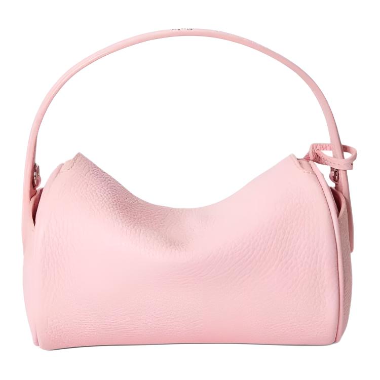 Polo Ralph Lauren Polo Play Brand Embossed Leather Tote Bag Small Women tote bags Pink WAPOBAG03920011