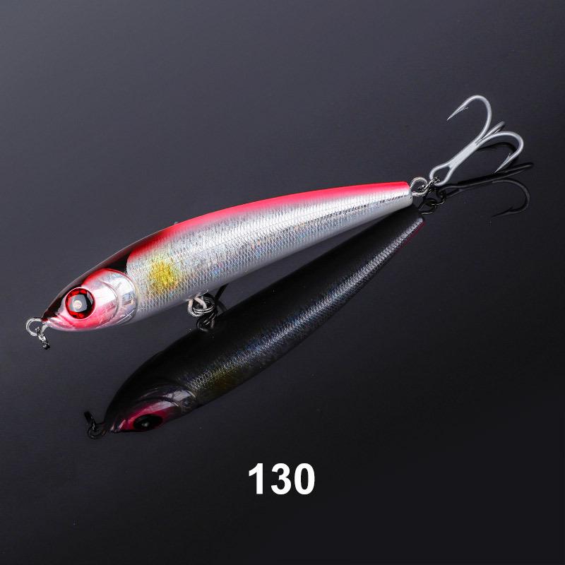 

NOEBY Gold Spear GT Lure: Steel Wire Integrated Pencil Lure for Sea and Boat Fishing, Ideal for Marlin and Grouper, Long Cast Artificial Bait 140mm 70g