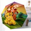 1pc Simba and Pumbaa Automatic Opening and Closing Umbrella - Suitable for Various Occasions, Outdoor Activities, Lightweight and Durable Au