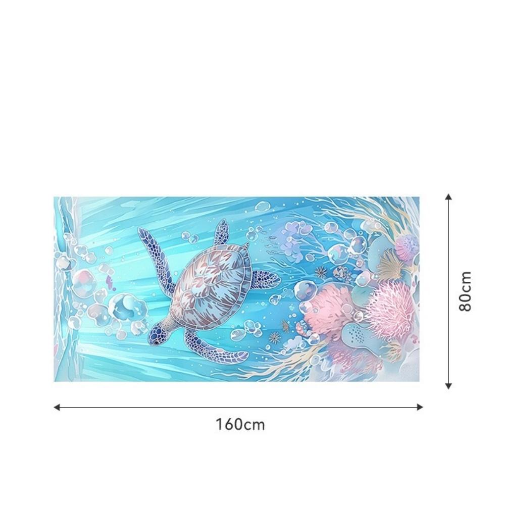 Beach Towel, Lightweight, Quick-drying, Super Absorbent Soft Beach Towel, Foldable Backpack Style (80x160cm)