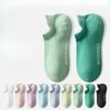 Female Spring and Summer Thin Deodorant Sweat Absorption Anti  Ear Short Boat Socks