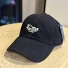 Summer Casual Baseball Cap Women's Embroidery Alphabet Versatile High Quality Peaked Cap Shade Sun Protection Wide Eaves