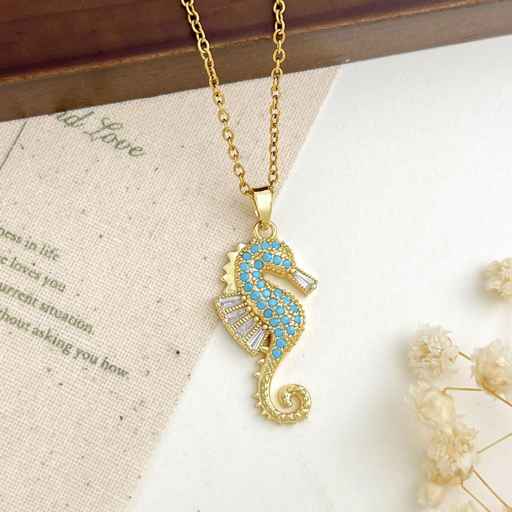 Ocean Sea Star Necklace Accessory Women's Unique Fashion Style Versatile Collar Chain