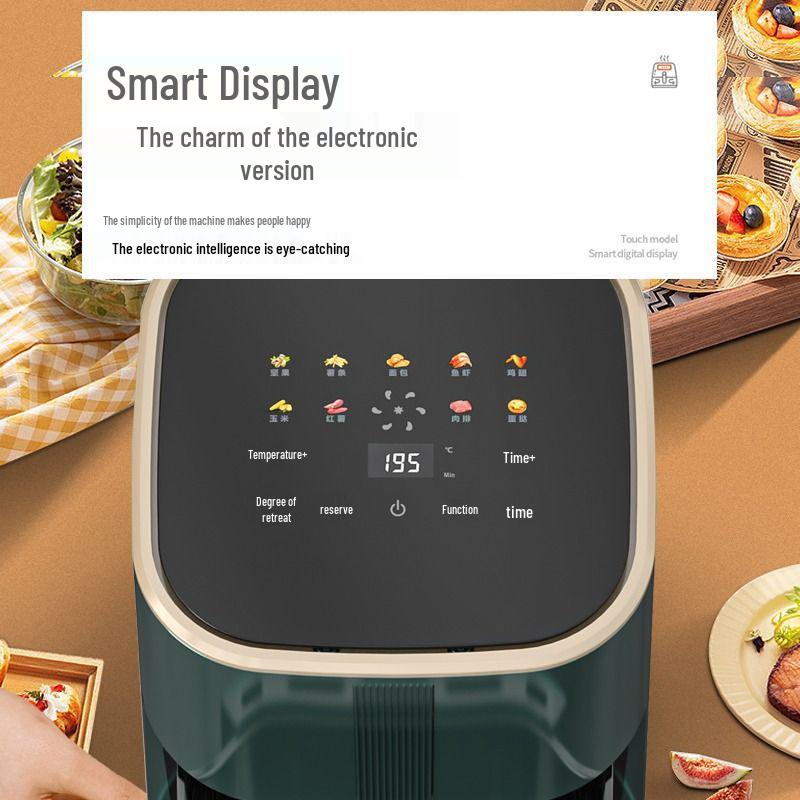 Умная аэрофритюрница XIA 2025: Многофункциональная, полностью автоматическая визуальная электрическая духовка Others