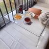 Transparent Acrylic Coffee Table - Nordic Side Table for Living Room, Bedroom, or Bay Window.