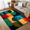 1ks Barevný Koberec se Vzorem Geometrického Umění pro Obývací Pokoj Ložnici K posteli Pohovku Podlahová Rohožka Moderní Domácí Dekorace Plošný Koberec Velká Velikost