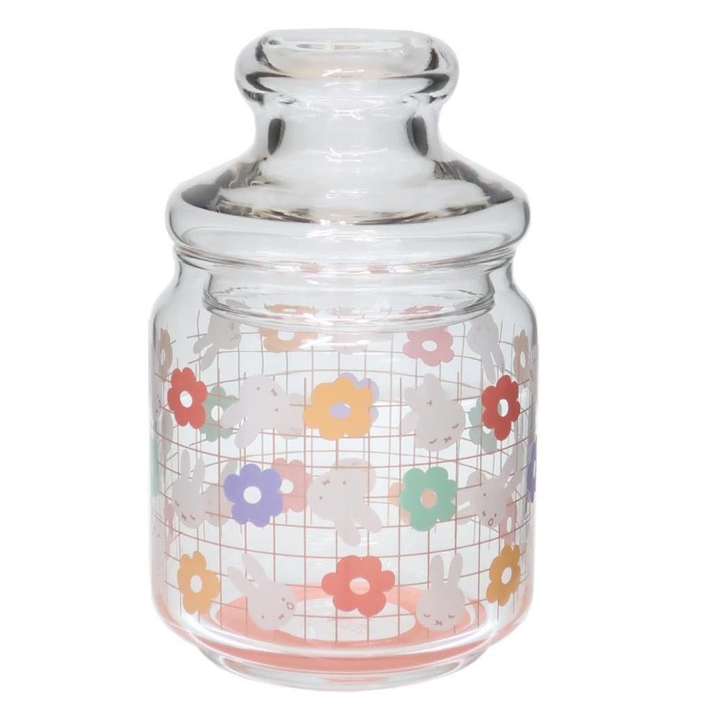 Miffy [Storage Container] Glass Canister by Dick Bruna [Pop Pattern]