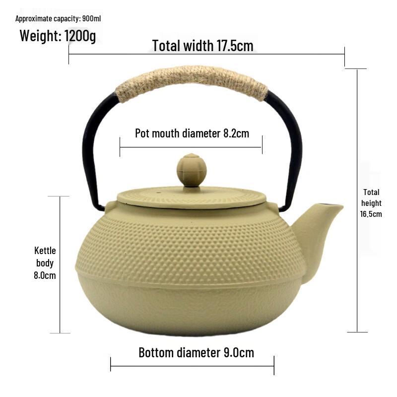 Tea Xun 900ml Cast Iron Teapot