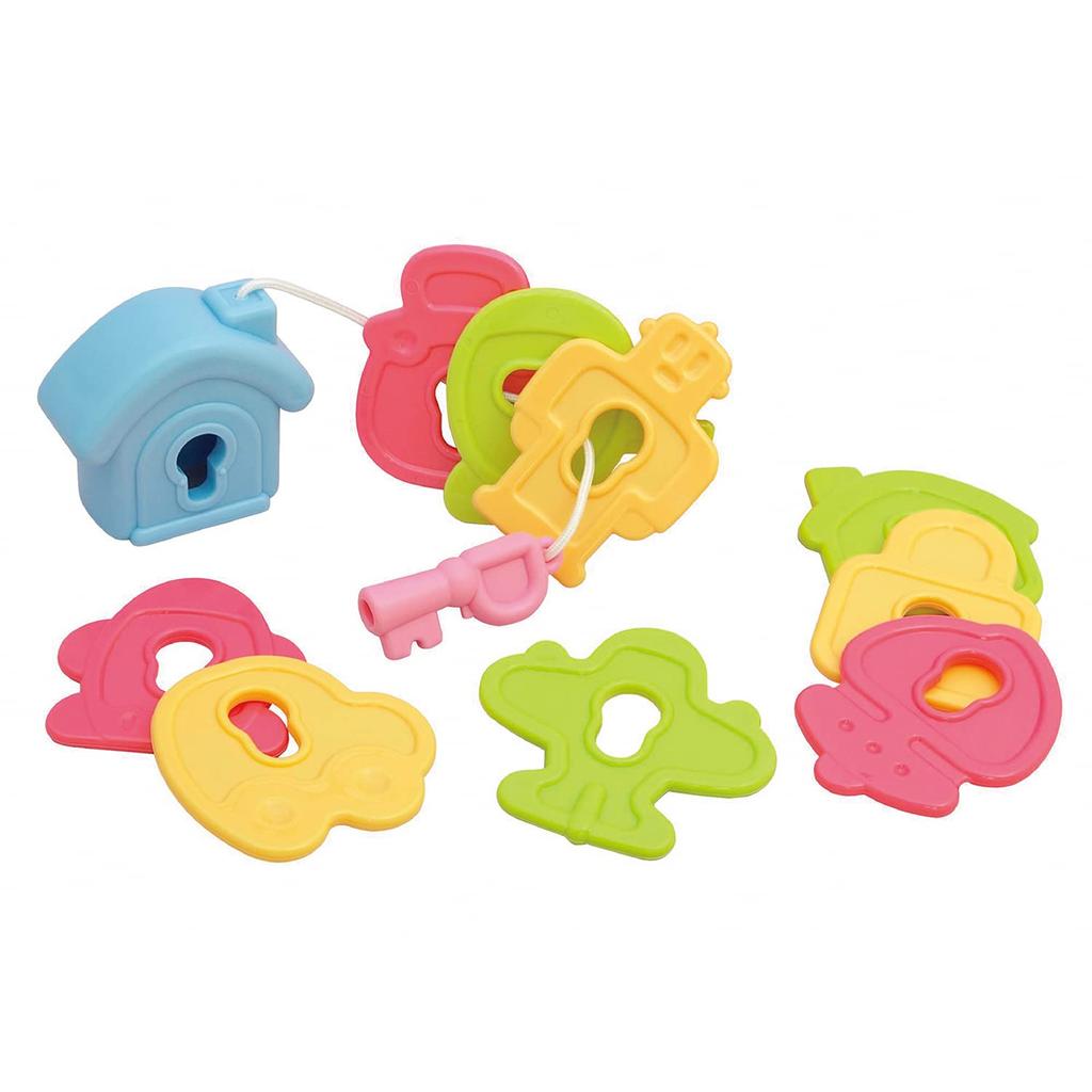 Toyroyal Soft Educational Key Threader Silent to for Babies (Washable/Educational) Clean, Durable, (Easy Grip/Soft)
