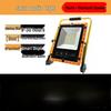 UOSULED Solar Rechargeable Floodlight with Bluetooth Speaker and Radio