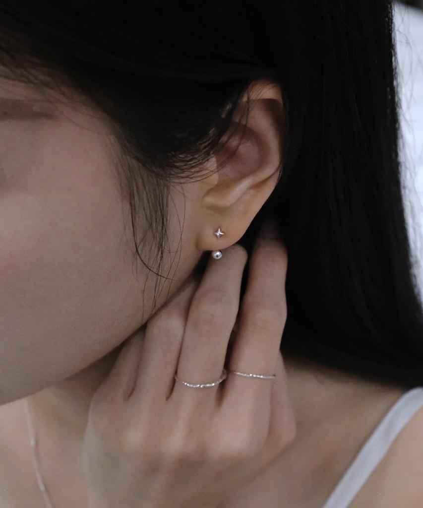 Poetryhaus Two Way Star Earrings
