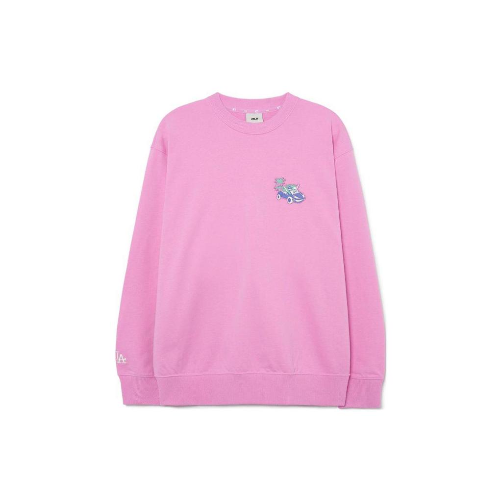 New MLB Los Angeles Dodgers Sweatshirts Unisex Pink 3AMTC0131-07VOS