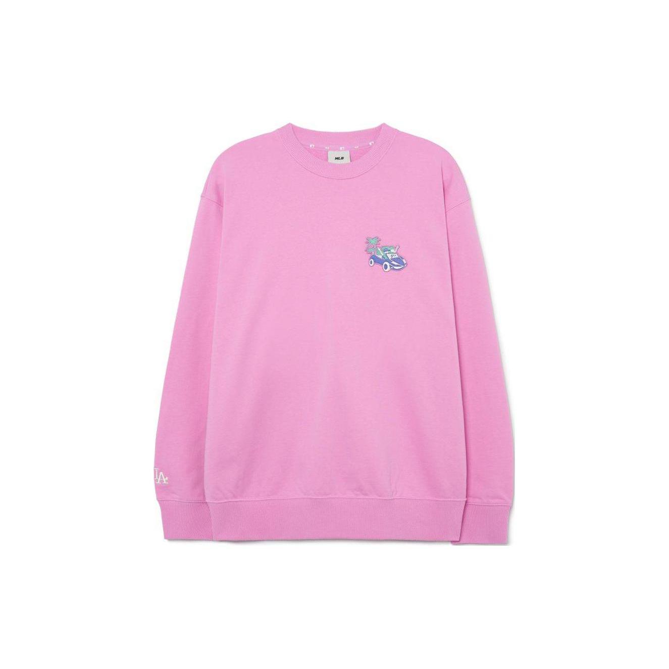 

New MLB Los Angeles Dodgers Sweatshirts Unisex Pink 3AMTC0131-07VOS M