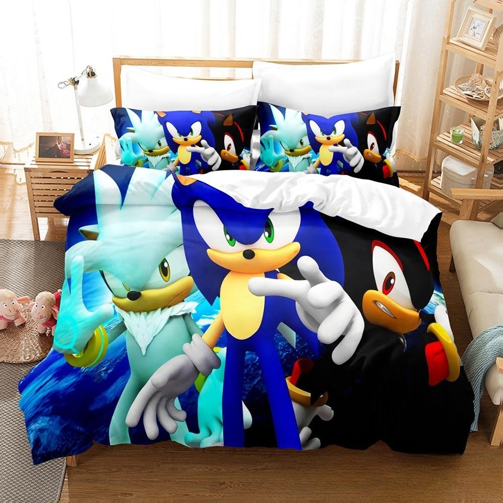 

Hedgehog Boy Duvet Cover pillowcase Bedding Bedroom Decoration Children Gift adult Single Double bed Large SizeZip Duvet Cover 200x200cm хаки