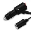 Car Cigarette Lighter Extension Cord with On/off- Button Max180W for Car Chargers, Vacuum Cleaners, Fans, LED Lights,
