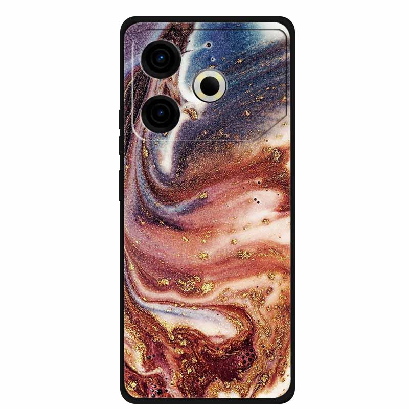 Phone Case For Tecno Pova6 Neo TPU Back Coque for Pova 6 Neo Marble Colour Soft Cover Protective Funda Luxury Silicone Shell