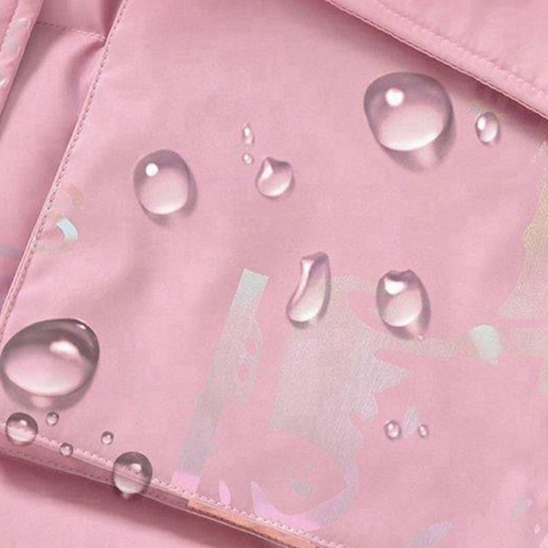 6-14 Years Kids Girls Thicken Hooded Long Coat Winter Windproof Warm Jacket