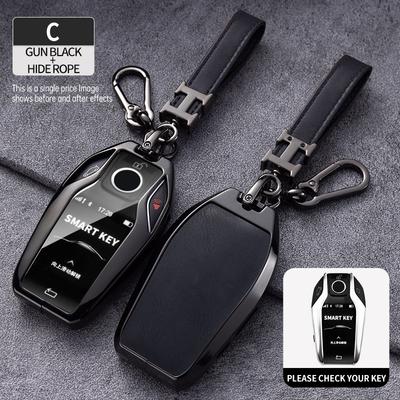 Zinc Alloy Car Remote Key Case Cover Shell For BMW 5 7 Series G12 G11 G30 G32 G31 I8 I12 I15 G01 X3 G02 X4 G05 X5 G07 X7 Car Bag
