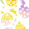 JIKAN STYLE Tenugui Hand Made In Traditional Happy Mail 50307 Towel, Stylish, Chusen-dyed Cotton, Japan, Souvenir, Craft, Spring, Easter, Cotton,