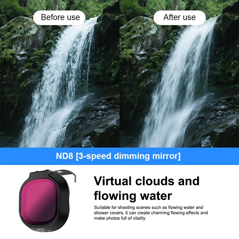 Kit de filtres pour objectif de drone pour Neo2 Filtre ND Kit Filtre ND8 ND16 ND32 Filtre CPL UV Filtre anti-reflets pour caméra Accessoires de drone